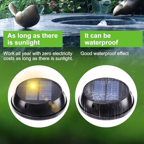 Bird Bath Solar Swing Device | Water Wiggler for Bird Bath