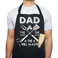 VAGAVY 100% Cotton, Black Funny Aprons for Men, Dad, Husband - Birthday, Father’s Day Grilling Gifts for Papa, Husband. - color: Dad the Legend