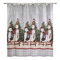 Avanti Linens - Fabric Shower Curtain, Holiday Bathroom Decor (Country Friends Collection. 72") - style: Shower Curtain