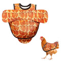 Hen Apron Chicken Saddle for Hens, Extended Shoulder Protection, Adjustable Straps, Anti Pecking & Rooster Mating Protection, Durable Feather Back Protector for Laying Hens(Yellow) - color: Yellow