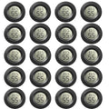 Weewooday 20 Pcs Mini Hygrometer Thermometer Digital LCD Monitor Indoor/Outdoor Room Humidity Meter Temperature Gauge for Greenhouse Garden Reptile Incubator Cellar ℉/℃ (Black) - size: Black