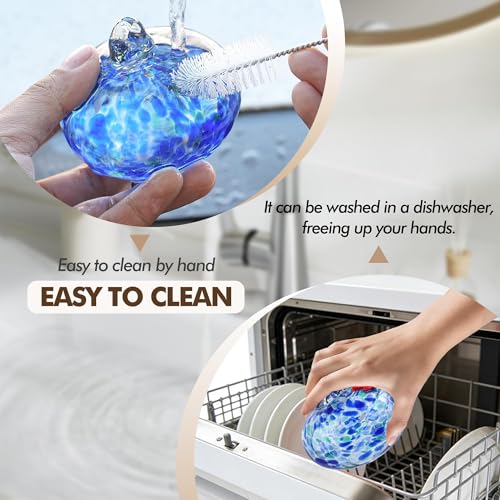 Glass Window Hummingbird Feeder with Suction Cup for Close Bird Watching - color: 1Pcs-Blue