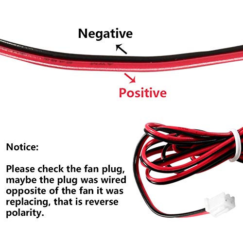 UMLIFE 4PCS 3D Printer Cooling Fan 40mmx40mmx10mm Oil Bearing Blower Fan DC 12V Brushless Cooling Fan with 2 Pin Terminal for Hotend Extruder Heatsinks Makerbot MK7 MK8 CPU Chip (12V 0.08A) - color: 12V(4010)