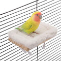 Vinsot Bird Perch for Cage, Detachable Plush Parrot Toy Hanging Bird Resting Nest for Conure, Budgie, Cockatiel, Lovebird, Canary, Finch, Hamster, Small Pets