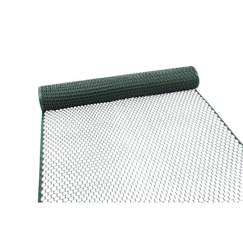 Tenax Poultry Fence - Green Plastic Poultry Fencing, Lightweight, Weather Resistant - 3-ft x 25-ft - Plastic - color: Green, size: 3-ft x 25-ft