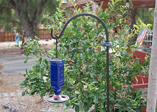 Ant Guard for Shepherd's Hooks (1-Pack)- Waterless Ant Defense for Hummingbird Nectar Feeders, Unique Upside-Down Design, No Liquid Moat, Includes BugSnub Gel