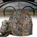 Hunting Chair Blind, 1/2 Man See Through Ground Blind, Camo Tent | Built-in Chair, Portable Blind, One-Way See Through, 1/2 Person, Camouflage, With Carrying Bag, Hunting Blind, Hunting Gear - style: 2 Person
