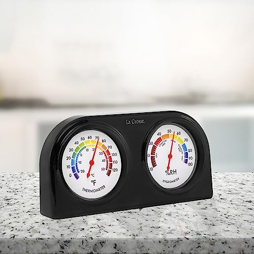 La Crosse 104-288 Analog Thermometer and Humidity Gauge