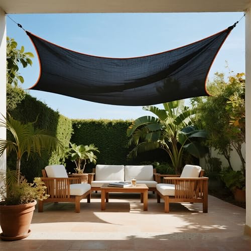 winemana 40% Black Shade Cloth, 20 x 20 FT Durable Mesh Tarp with Grommets, Resistant Garden Sun Shade Netting, Shading Antifreezing for Pergola, Greenhouse, Plants Growing, Chicken Coop - size: 40%-20 FT x 20 FT