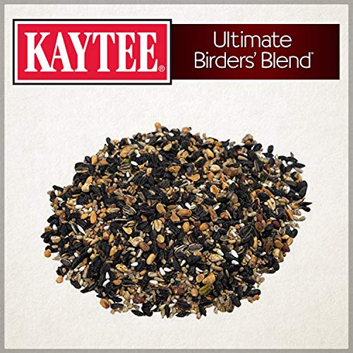 Kaytee Ultimate Birder's Blend Food,Wild Bird Seed for Grosbeaks,Cardinals,Nuthatches,Woodpeckers & More Outside Feeders,10 Pound,(Pack of 2) - size: 160 Ounce (Pack of 2), style: Birder's Blend