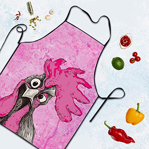 YISHOW Adjustable Kitchen Chef Apron Extra Long Ties,Commercial Men & Women Bib Apron - color: Regniz