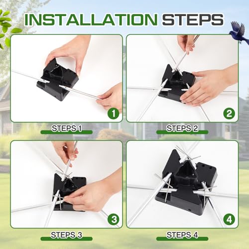 Yaocom 1 Set 3 Pcs Hanging Gourd Bracket, Purple Martin Gourds Hangers, Only Compatible with 28mm/1.1in Pole，Round, Aluminum Bracket, Durable and Easy to Install