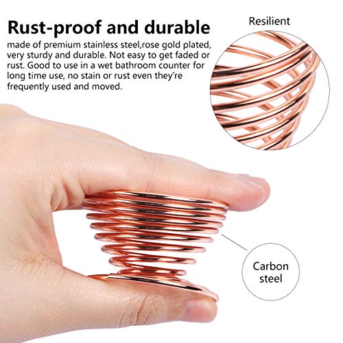 1 Pc Beauty Sponge Blender Holders Makeup Sponge Drying Stand Beauty Sponge Holder Storage Rack Egg Powder Puff Display Stand Sponge Storage, Rose Gold