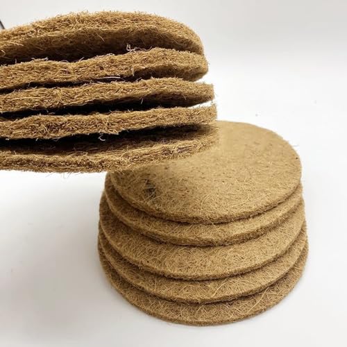 10Pcs Pigeon Nest Pads | Racing Pigeon Loft Supplies,Coconut Fiber Bird Breeding Egg Nests Bowls Mat for Finch Chicken Homer