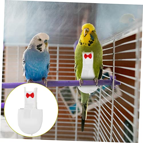 Yardwe Bird Diaper Flight Suit for Parrots Breathable Bird Clothes Bow Design XL for Outdoor Use Diaper for Cockatiels and Parakeets - size: 20x11cm