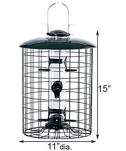Woodlink Caged Seed Tube Bird Feeder