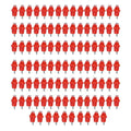 100Pcs Chicken Nipples, Water Nipples for Chicken Watering Poultry Nipples Automatic Chicken Water Nipple Drinker Feeders Poultry Waterer
