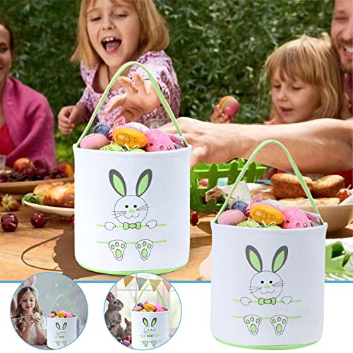 XinblueCo Baseball Basket Easter Baskets for Canvas Easter Egg Hunt Baskets - color: Baskets8