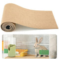 Rabbit Scratcher Mat - DIY Trimmable Self-Adhesive Bunny Scratch Pad Roll, 12 Inch x 3.28 ft Small Animal Scratching Rug for Cage, Biting, Sleeping & Nesting,Safe Scratch Mat for Rabbits & Small Pets