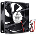 GDSTIME 80mm x 20mm 8020 12V DC Brushless PC Case Cooling Fan 2Pin | Replacement Fans for Mini Fridge, Chicken Egg Incubator, SFF Case, Desktop Power Supply, Wine Fridge, Cigar Humidor - size: 80x80x20mm