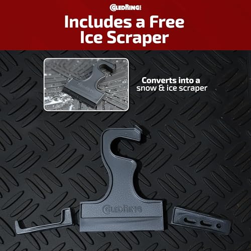 Gledring USA Custom Fit All-Weather Rubber Floor Mats Intended for Mini Cooper/One 2006-2014, No Trimming Required, Tailored Custom Fit, Protects from Rain, Mud and Snow. - color: Mini Cooper/One 2006-2014