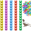 DoubleWood Leg Bands for Birds, 120 Pcs Numbered 8mm Pigeons Leg Bands, Poultry Leg Bands Clip on Leg Bands for Baby Chick, Bantam, Finch, Dove, Lovebird, Coturnix Quail (8mm - 120 Pcs) - size: 8mm - 120 Pcs