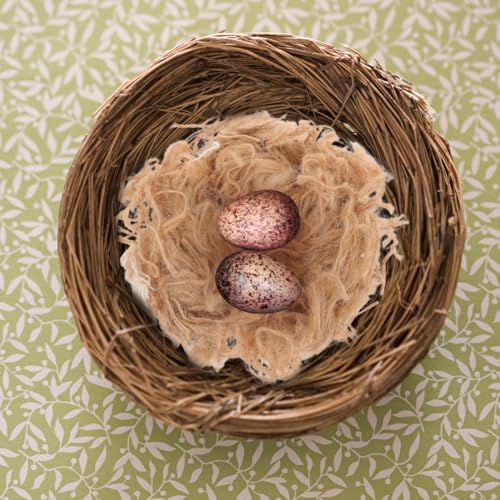 POPETPOP Natural Mixing Bird Nesting Material, Birds Nest Cages Bedding Substrate for Finch Budgie Hummingbird Parakeet - for Building & Hideouts, 40g/1.4 oz