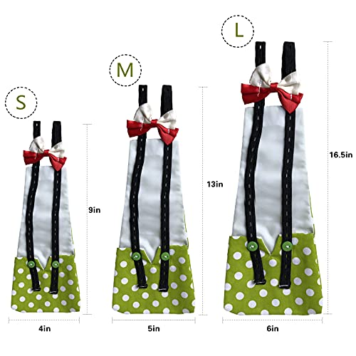 Chicken Duck Goose Diaper Washable Pet Bow Tie Diapers for Hens Roosters Poultry 1 Pack (L, Green) - color: Green, size: L