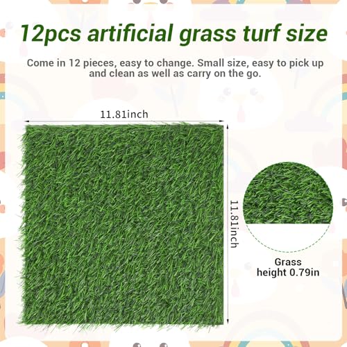 12Pack Chicken Nesting Box Pads for Chicken Coop 12"x12" Reusable Nesting Box Liners Pads WashableChicken Laying Pad Reusable Nest Boxes Pad for Hen Coop Egg Duck Chicks Goose Pet Lawn Indoor Outdoor