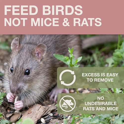 SWISSINNO Bird Feeders - No Mess Fat Ball/Suet Feeder for Outdoors Hanging - Smart Birds Lucerne Spill Proof Wild Cardinal Bird Feeder with Integrated Seed Catcher Tray - Dusty Rose - color: Dusty Rose, style: Lucerne