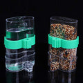 [2 Pack] Seneme Automatic Bird Water Dispenser for Cage, Birds Clear Dispenser Food Feeder, Bird Food Feeder for Cage