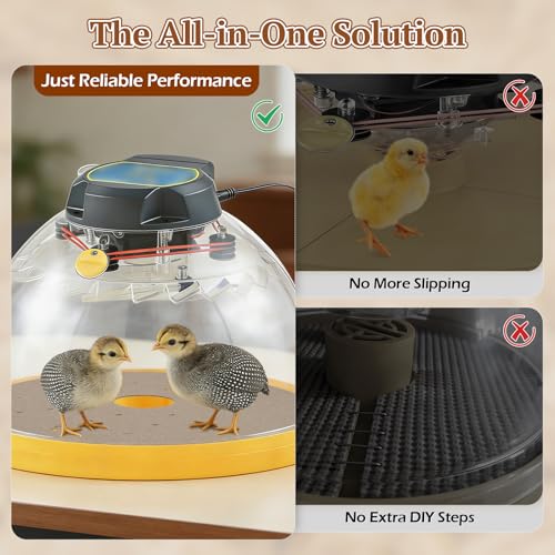 12 Pack Upgraded Corrugation Hatching Mat with Ventilation Holes, Textured Disposable and Absorbent Hatch Floor Covering, for Stable Chick Footing and Humidity Balance in 24-Egg Incubators