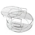 5-Piece Eggspander Replacement Kit with Conveggtor for Big Green Egg Large | Expander Rack for Green Egg Accessories, High-Quality Stainless Steel