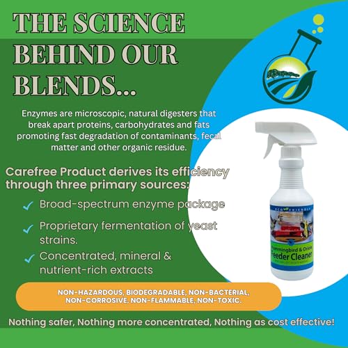 Carefree 98557 Hummingbird and Oriole Feeder Cleaner, 16-Ounce