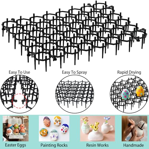 20 Pcs Craft Drying Rack, Eggs Drying Rack, Rock Drying Rack for Classroom Crafts Rocks and Egg Painting Perfect for Painting DIY Crafts and Other Small Arts and Crafts