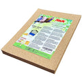 S&X Bird Cage Liners 15 x 11in, 30-Pack, Gravel Paper Sheets | Thick, flat gravel paper eases cleanup, gritty surface helps trim claws and beaks, pre-cut for common cage trays - size: 15" x 11" - 30PCS
