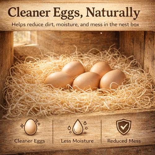 Excelsior Nest Box Pads for Hens - 13inch x 13inch (20 Pack)