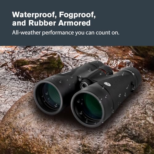 Celestron TrailSeeker ED 10x50 ED Glass Binoculars for Low-Light Viewing | Large 50mm Objectives, ED Glass for Bright Views, Phase & Dielectric-Coated BaK-4 Prisms, Fully Broadband Multi-Coated - style: Trailseeker ED 10x50