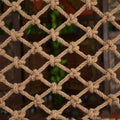 Safety Anti-Fall Fence Net for Children Pet Cat,Cargo Net,Playground Climbing Children Net Woven Rope Truck Trailer Netting Swing Treehouse Hammock Rope (Jute, 1Mx2M(3.3FTx6.5FT)) - size: 1Mx2M(3.3FTx6.5FT)