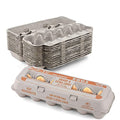 MT Products Printed Natural Pulp Egg Cartons Holds Up to Twelve Eggs - 1 Dozen Extra Large - Strong Sturdy Material Perfect For Storing Extra Eggs (15 Cartons) - Made in The USA - size: Extra Large