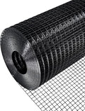 Hardware Cloth 1/2inch 60"x100' 19 Gauge PVC Coated Snake Fence | Black Welded Wire Mesh Roll, Heavy Duty Metal Mesh with Square Grid, Fencing Roll for Chicken Coop Barrier, Rabbit Cage - size: 1/2" x 1/2" 60" x 100'