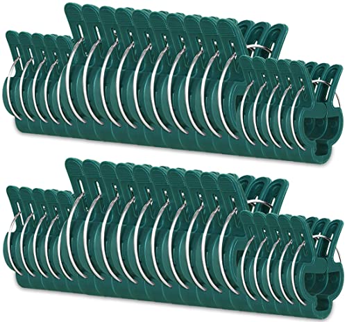 Yinghezu 40 Pcs Plant Support Clips,Tomato Plant Clips 2 Sizes in one Pack | Flower and Vine,Garden clips for Supporting Stems,Vines Grow Upright Climbing,Tool for Straightening,Tomato Cage,Trellis. - size: 40 PCS (20 small + 20 large)