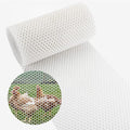 Plastic Chicken Wire Fencing 15.7INx66FT,Plastic Fence Wire,Pet Proof Barrier Net,Poultry Garden Netting,Poultry Netting, Mesh Fencing,Balcony Netting for Rabbits,Frame Crafts,Flower Netting,White - color: White, size: 15.7INx66FT