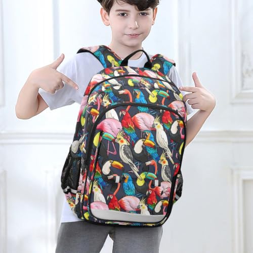 Kids Backpack Elementary Middle School Bags for Boys Girls | Travel, Daypack, Lightweight, Waterproof, with Reflective Strip - color: Multi 28