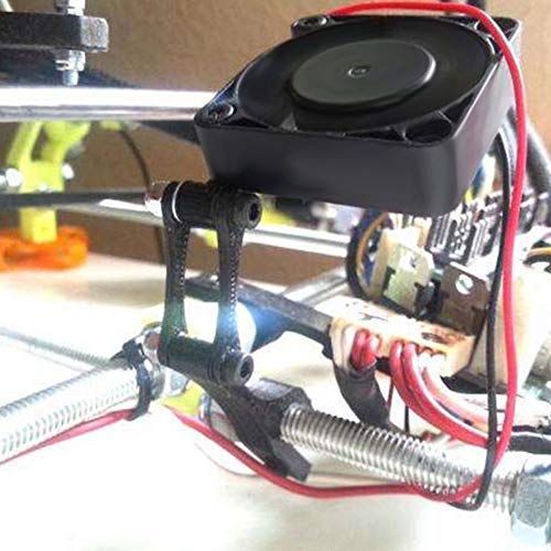 3D Printer Cooling Fan, 40mm x 40mm x 10mm Blower Cooling Fan with 2 Pin Terminal for Hotend Extruder Heatsinks Makerbot MK7 MK8 CPU Chip (24V 0.06A) - color: 24V(4010)