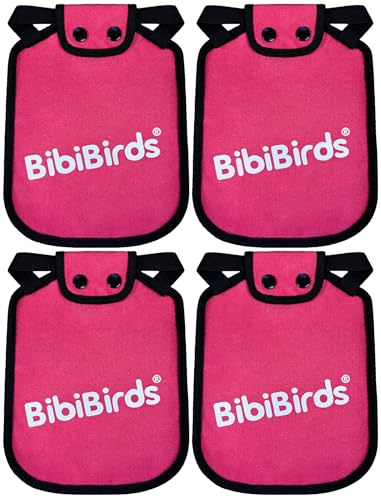 4 PCS Chicken Saddles for Hens, Adjustable Strap Chicken Aprons, Lightweight Breathable Hen Back Protector Fits Medium and Large Size Hens