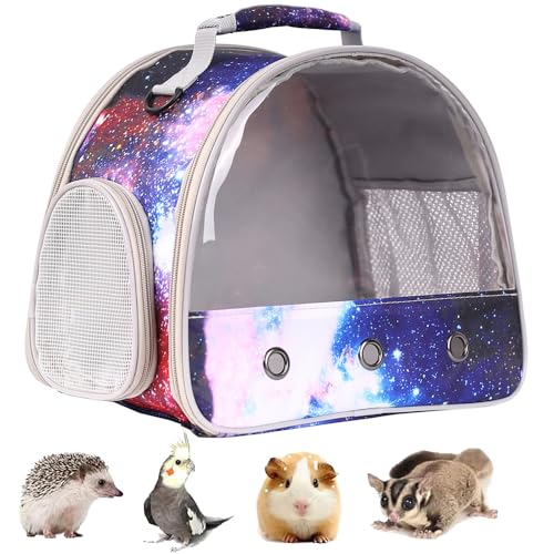 Bearded Dragon Travel Carrier, Guinea Pig Carrier Bag - Portable Small Animal Carrier Great for Bunny Lizard Hamster Hedgehog Outgoing Travel Carrying Case (Carrier - Blue) - color: Carrier - Blue