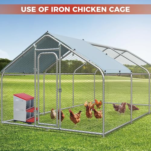 4 Hole Chicken Nesting Boxes, Weatherproof Galvanized Steel Chicken Egg Laying Box with Automatic Rollout Egg Collection, 2-in-1 Handle Perch, Easy Clean & Quick Assemble for Chicken Coop - color: Red, size: 4 holes 2 layers