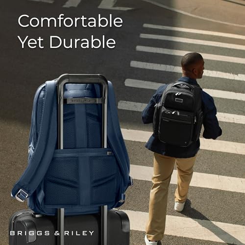 Briggs & Riley @work Medium Backpack, Navy - color: Navy, size: Medium Backpack