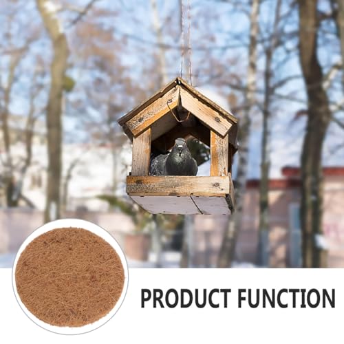 Pigeon Nest Pad 10 Pack 7.87X7.87 Inch Coconut Coir Bird Mat Lightweight Breathable Nesting Pad for Homing Pigeons Egg Breeding Accessories